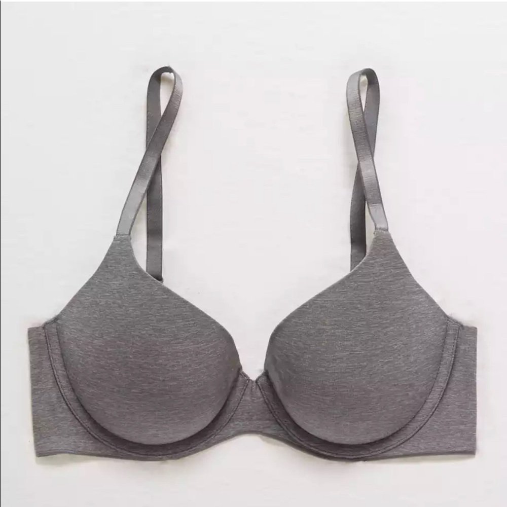 Like new Aerie Sunnie demi gray bra 36B